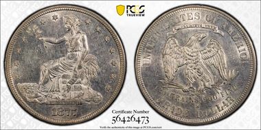 1877-S T$1 AU55