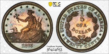 1875 20C J-1396 PR63+