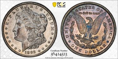 1892 $1 AU50