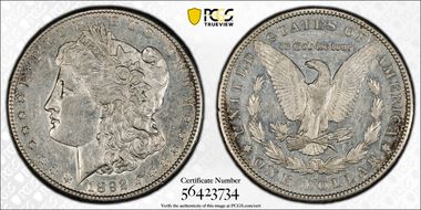 1892-S $1 AU50