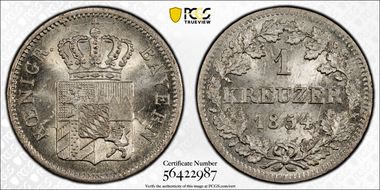 1854 Kreuzer MS66