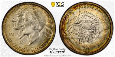 1935-S 50C Arkansas MS67