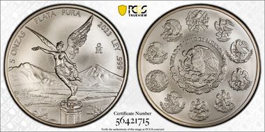 2023-Mo 5 Onza Libertad Ag MS69