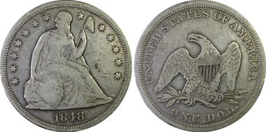 1848 $1 F12