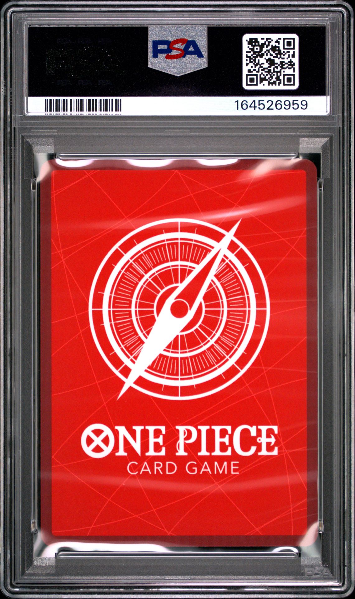 2025 One Piece Starter Deck St21-Ex Gear 5 Monkey D. Luffy #001 (Black & White Alt Art) Gem Mt 10 back view - PSA certificate #164526959