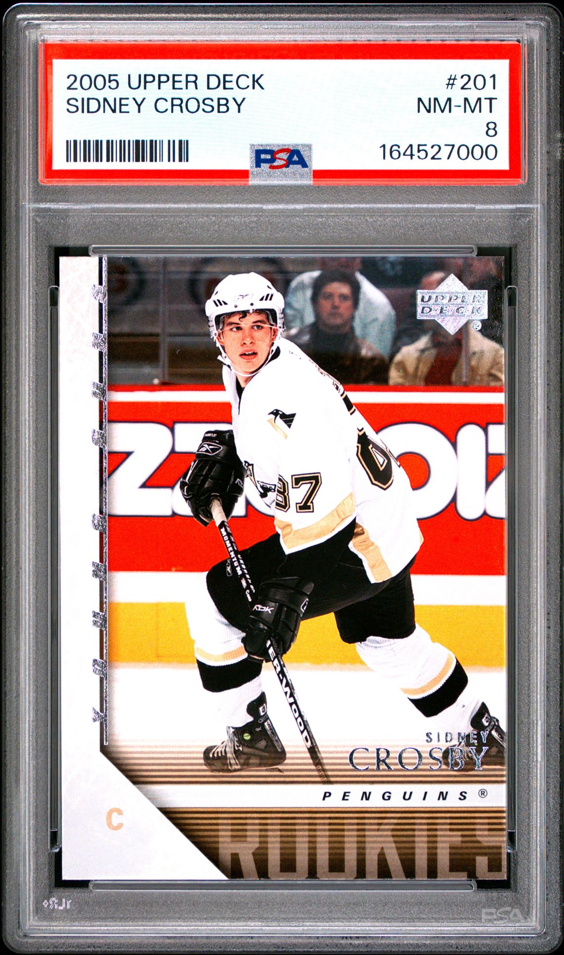 2005 Upper Deck Sidney Crosby #201 Nm-Mt 8 front