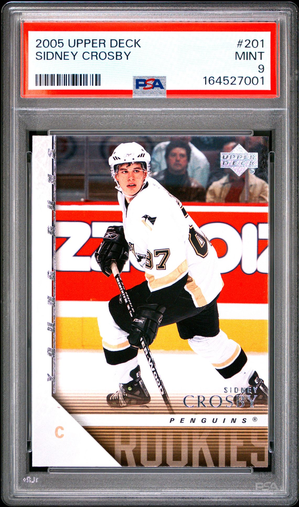 2005 Upper Deck Sidney Crosby #201 Mint 9 front