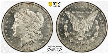 1879-S $1 Reverse of 1878 MS62