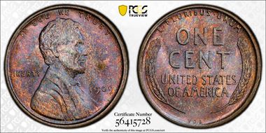 1909 VDB 1C MS64BN