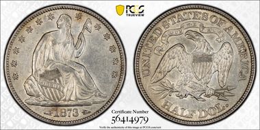 1873 50C Arrows AU50