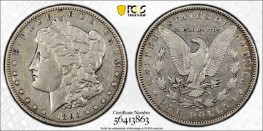 1893-S $1 VF20