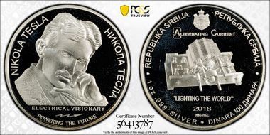 2018 100 Din Tesla-Alternating Current MS67