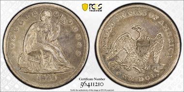 1860-O $1 XF45