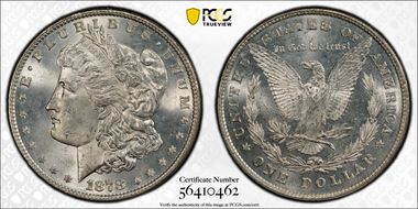 1878 8TF $1 MS64