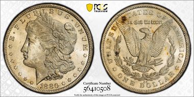 1880-CC $1 MS63