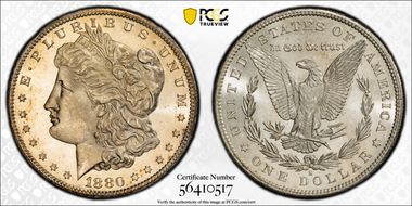 1880-S $1 MS65