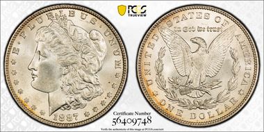 1887 $1 MS65