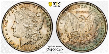 1896 $1 MS64