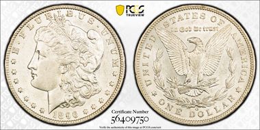 1896-O $1 AU55
