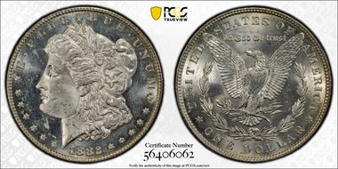1882 $1 MS63