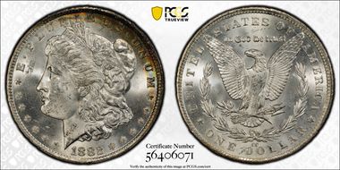 1882-CC $1 MS64