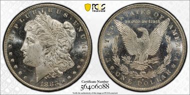 1883-O $1 MS64PL