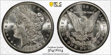 1884-CC $1 MS64