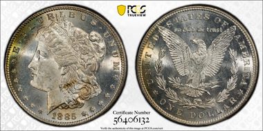1885 $1 MS63