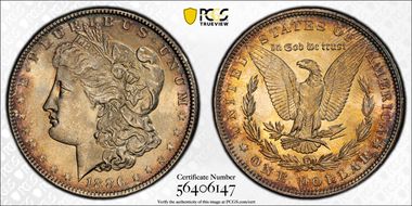 1886 $1 MS65