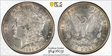 1884-S $1 AU55