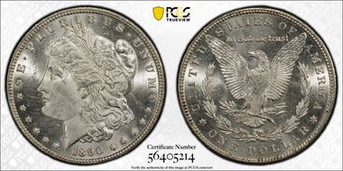 1890 $1 MS63