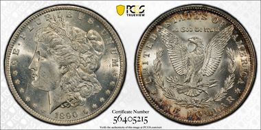 1890-O $1 MS62