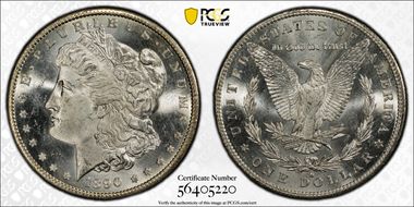 1890-S $1 MS63