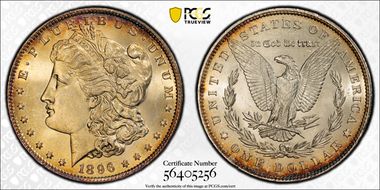 1896 $1 MS65