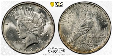 1923-D $1 MS63
