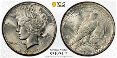 1927 $1 MS61