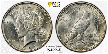 1927-D $1 MS61