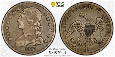 1837 25C VF25