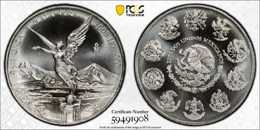 2005-Mo Onza Libertad Ag MS69