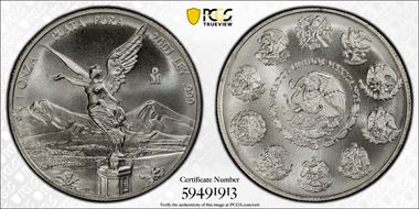2001-Mo Onza Libertad Ag MS69