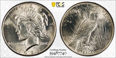 1928 $1 MS63