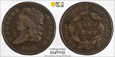 1825 1/2C VF25BN
