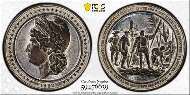 1892 SC$1 HK-222, Columbian Expo MS61