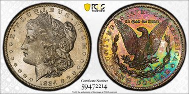 1884-CC $1 MS63