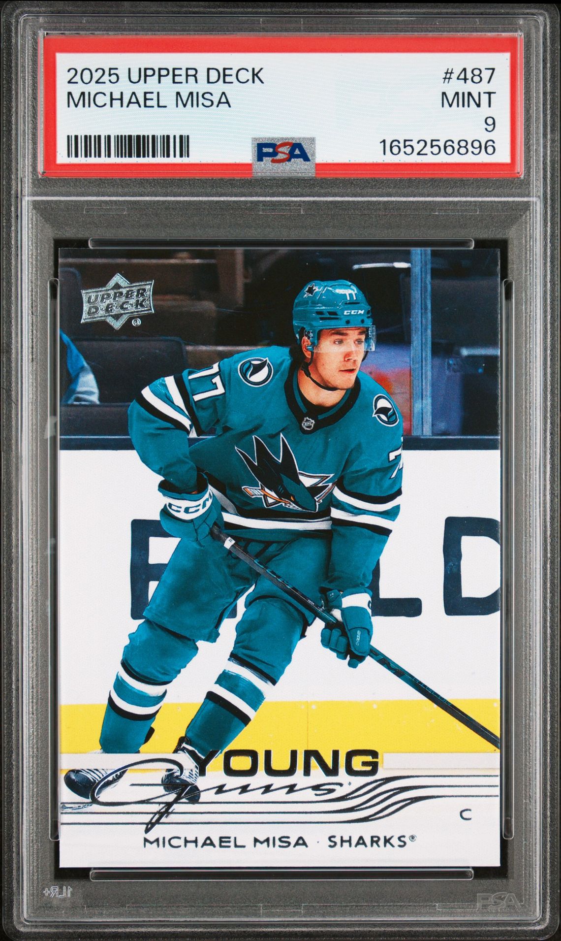 2025 Upper Deck Michael Misa #487 Mint 9 front