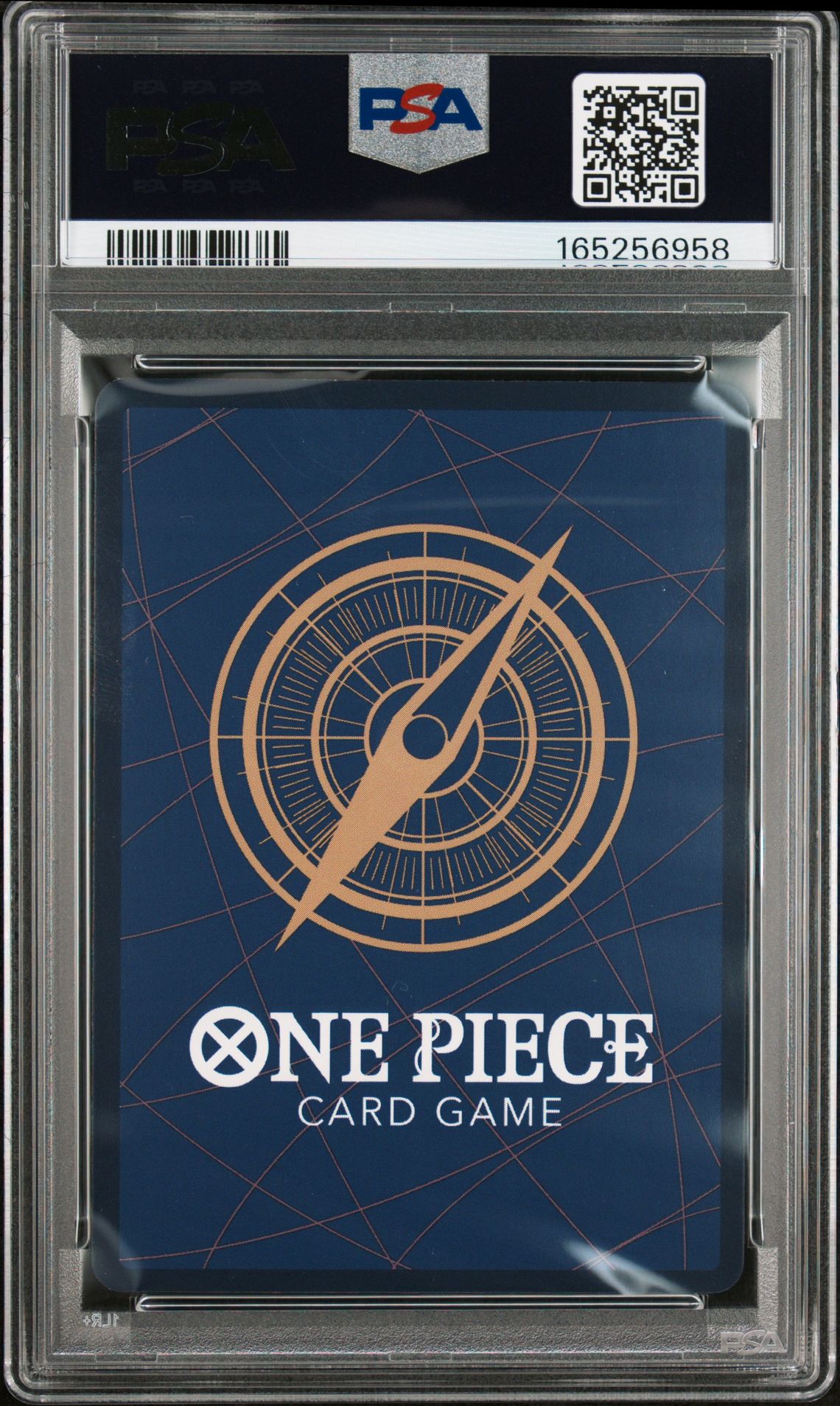 2024 One Piece Op08-Two Legends Monkey D. Luffy #109 (Treasure Rare) Gem Mt 10 back view - PSA certificate #165256958