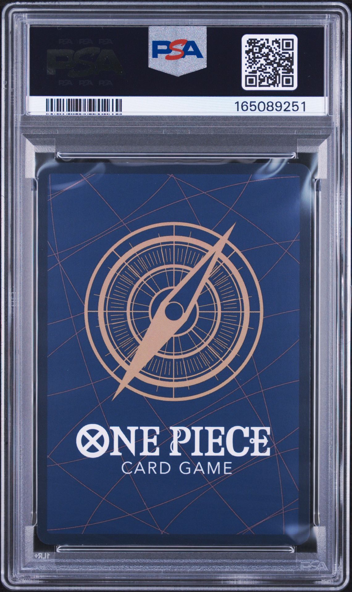 2024 One Piece Op08-Two Legends Monkey D. Luffy #109 (Treasure Rare) Gem Mt 10 back view - PSA certificate #165089251