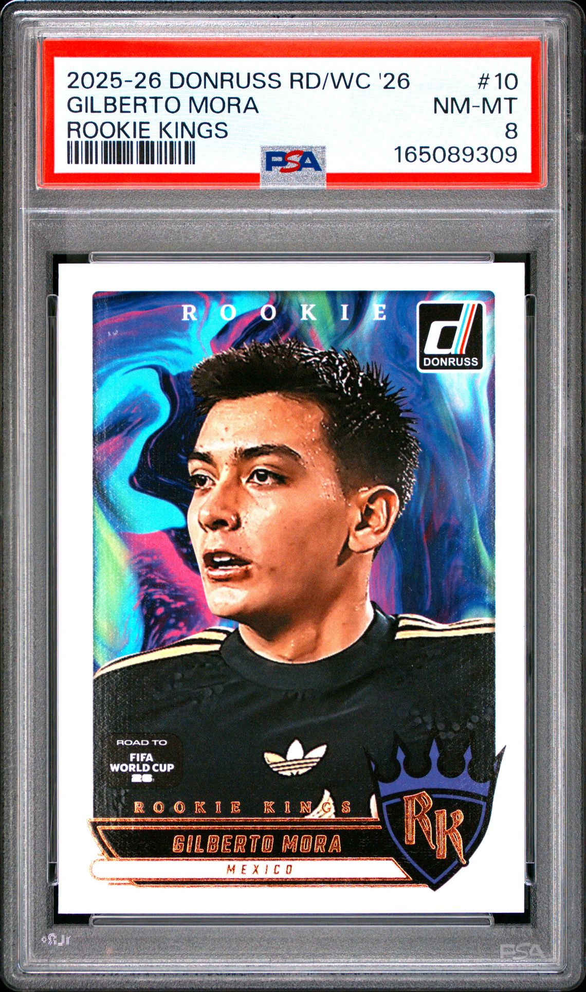 2025-2026 Panini Donruss Road To Fifa World Cup '26 Rookie Kings Gilberto Mora #10 Nm-Mt 8 front