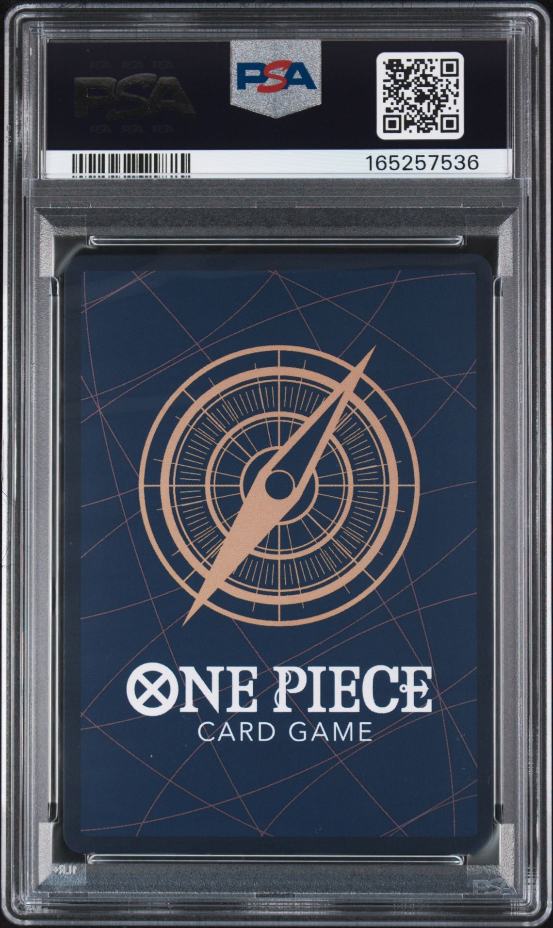 2026 One Piece Promos Monkey D. Luffy #135 (Op16 Release Event-Winner) Gem Mt 10 back view - PSA certificate #165257536