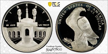 1984-S $1 Olympic PR68DCAM